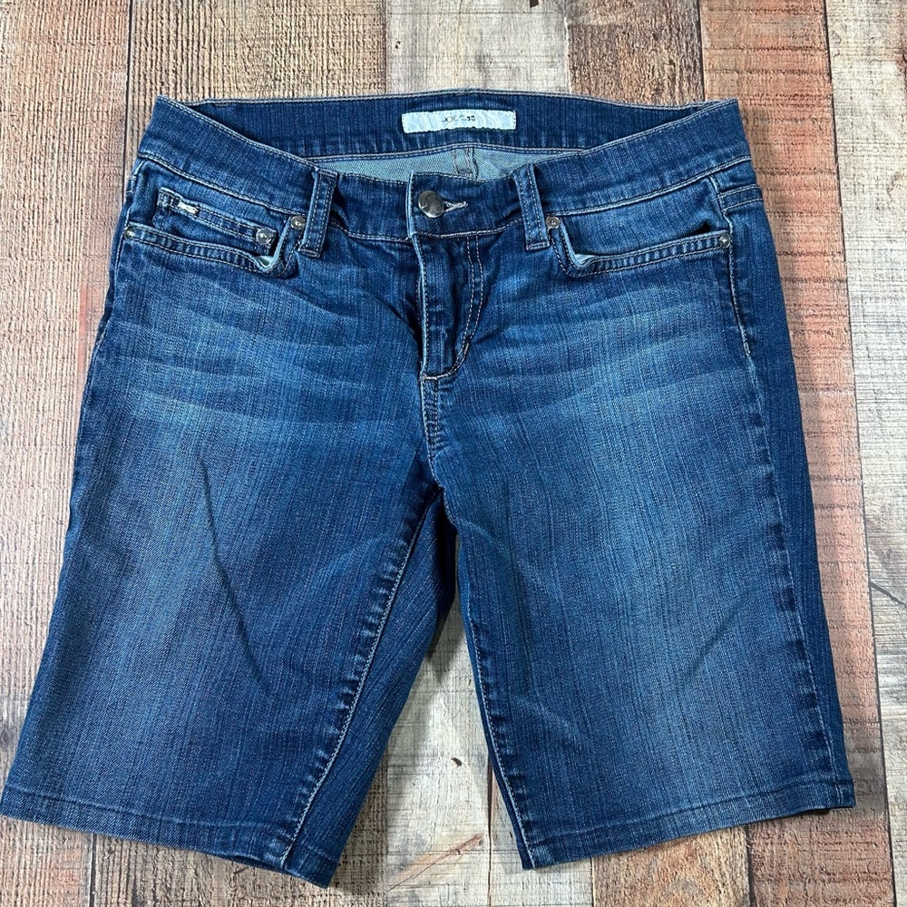 Joe’s Jeans Bermuda Shorts W27| Cigarette Fit Dark‎ Wash Stretch Denim 27